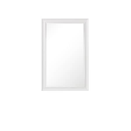 James Martin Vanities Glenbrooke 26in Mirror, Bright White 735-M26-BW